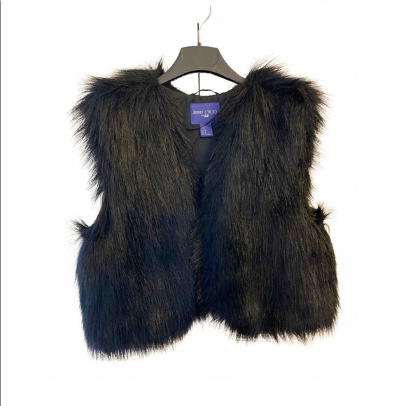 Jimmy Choo x HM Fur Vest- Size 6 - Picture 2 of 4